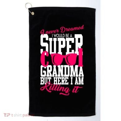 Super Cool Grandma Golf Towel