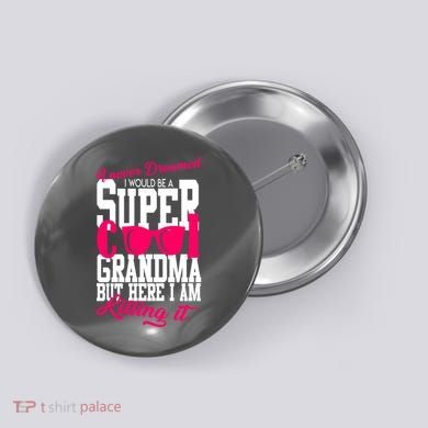 Super Cool Grandma Button
