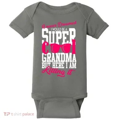 Super Cool Grandma Baby Bodysuit