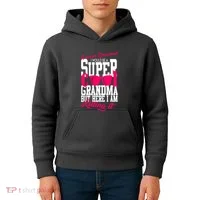 Super Cool Grandma Kids Hoodie thumb 4