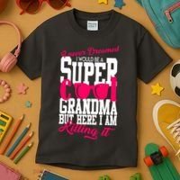 Super Cool Grandma Kids T-Shirt thumb 3