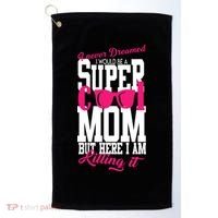 Super Cool Mom Golf Towel thumb 0