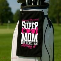 Super Cool Mom Golf Towel thumb 2