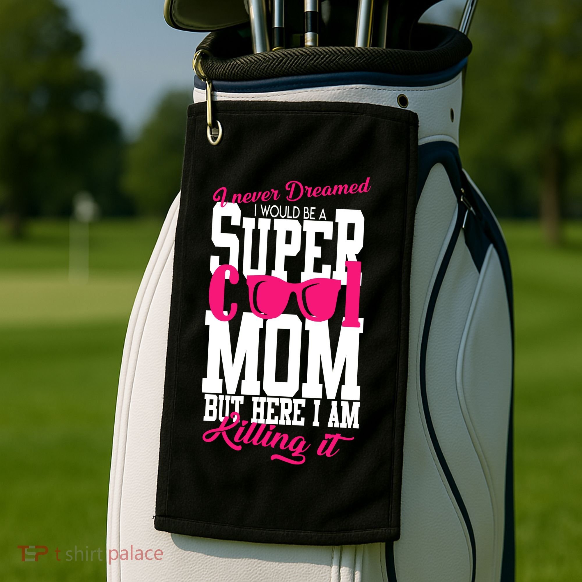 Super Cool Mom Golf Towel