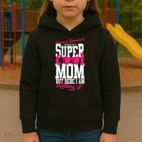 Super Cool Mom Kids Hoodie thumb 3