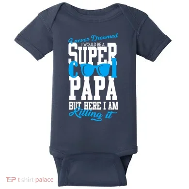 Super Cool Papa Baby Bodysuit