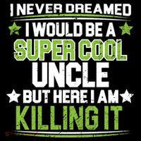 Super Cool Uncle Killing It Ornament thumb 1