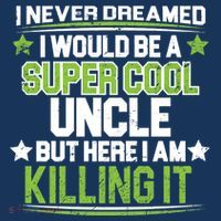 Super Cool Uncle Killing It Mousepad thumb 1