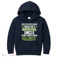 Super Cool Uncle Killing It Kids Hoodie thumb 0