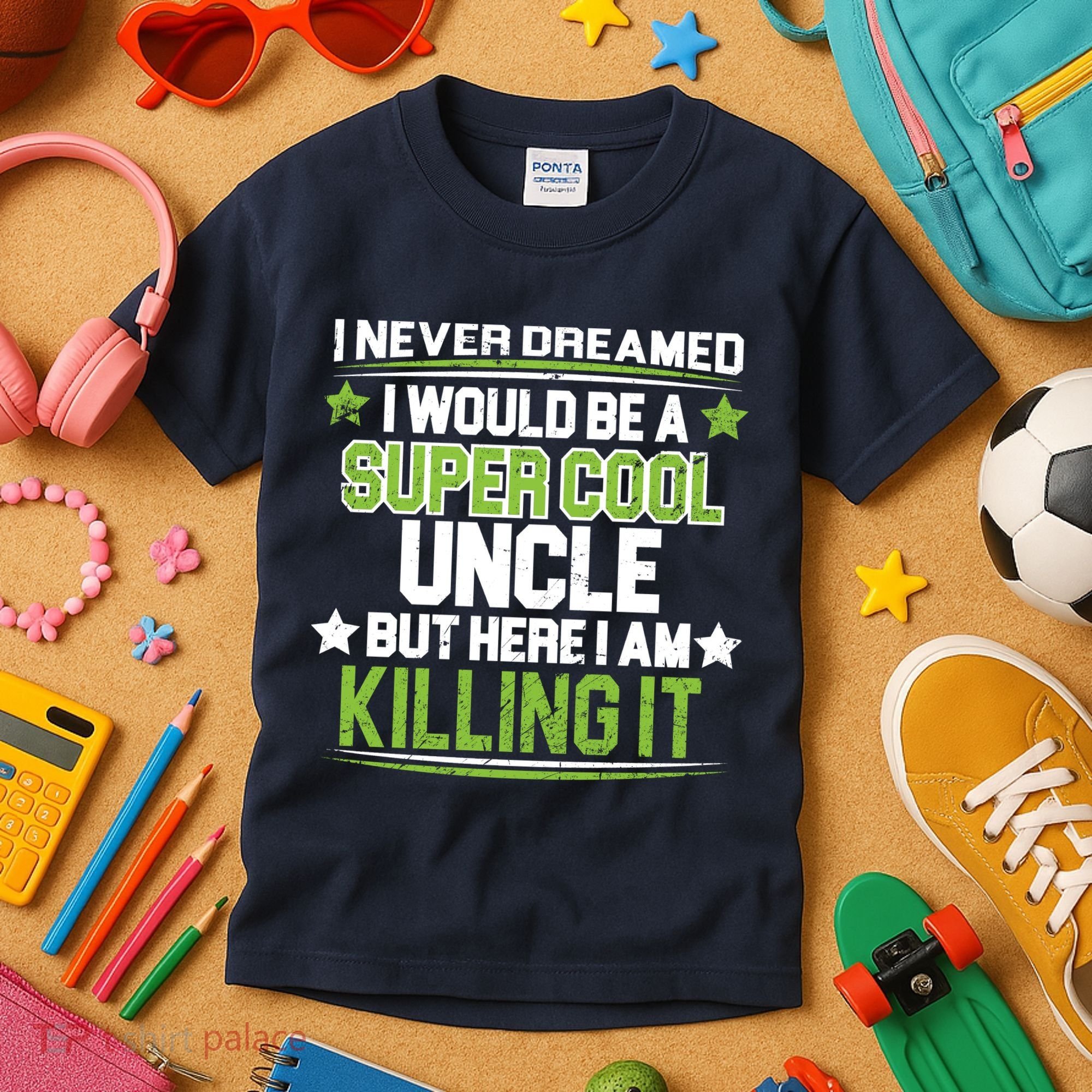 Super Cool Uncle Killing It Kids T-Shirt
