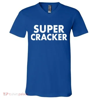 Super Cracker V-Neck T-Shirt