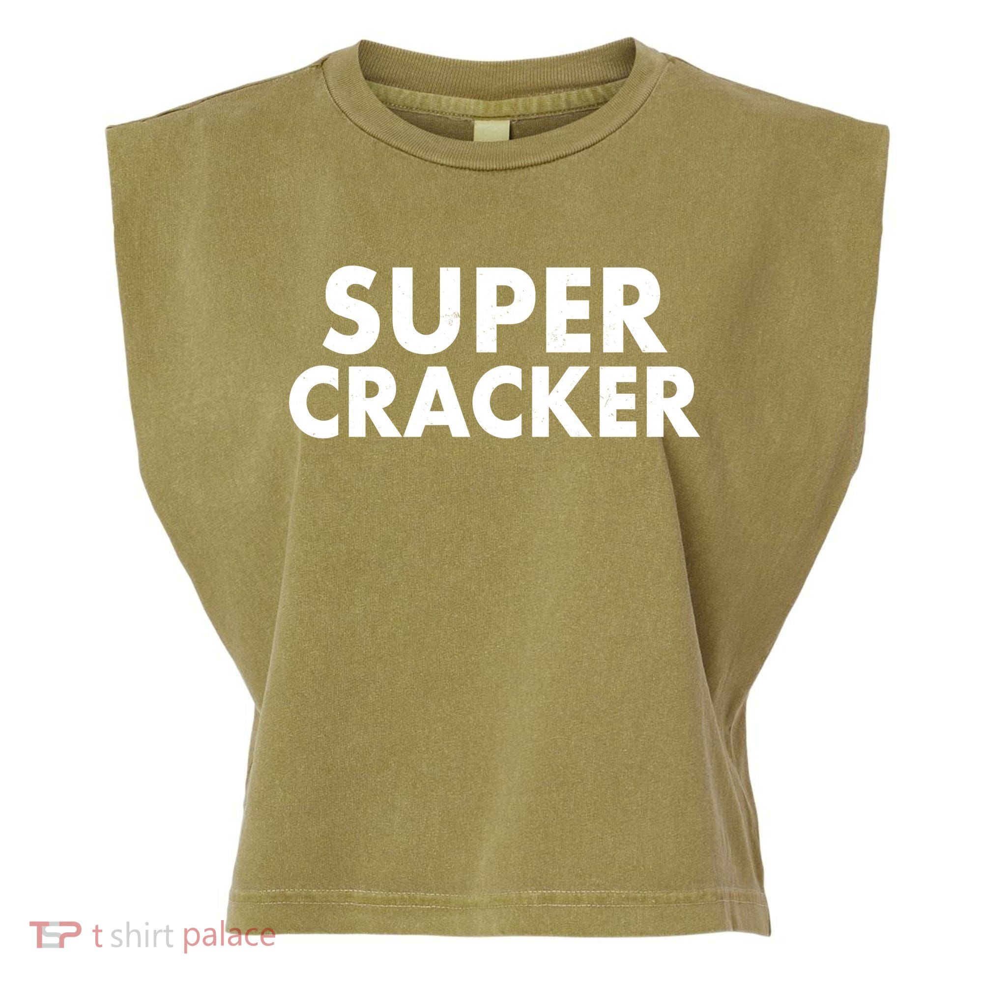 Super Cracker Garment-Dyed Women's Muscle Tee