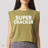 Super Cracker Garment-Dyed Women's Muscle Tee thumb 2