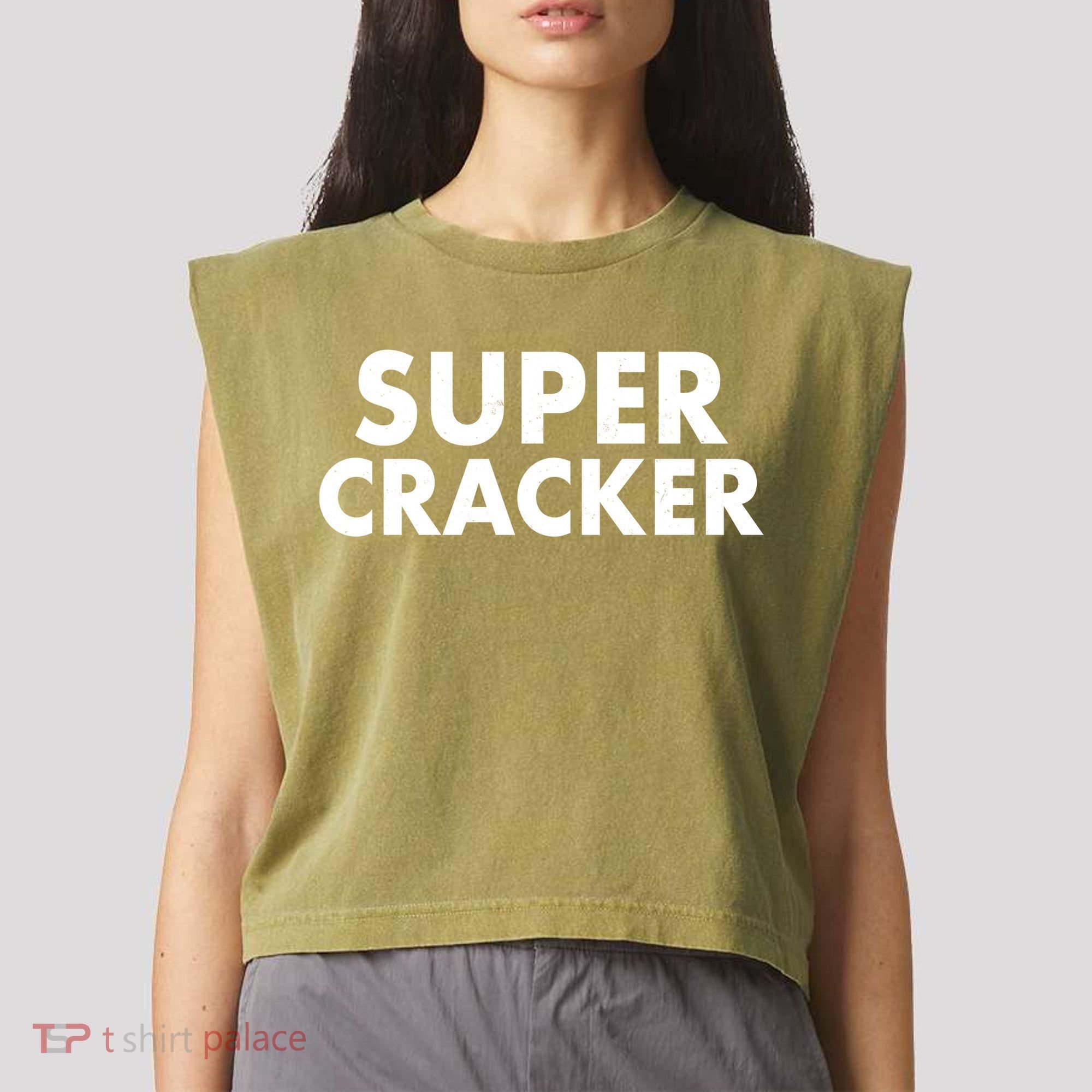 Super Cracker Garment-Dyed Women's Muscle Tee