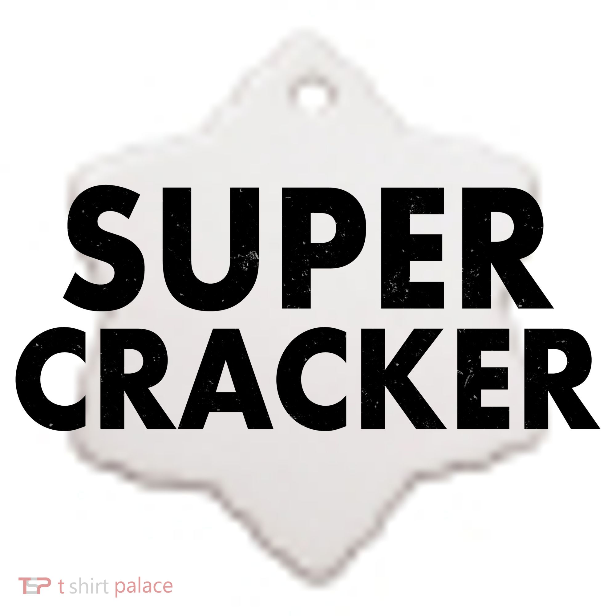 Super Cracker Ceramic Ornament