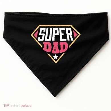 Super Dad Captain USA-Made Doggie Bandana