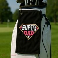 Super Dad Captain Golf Towel thumb 2