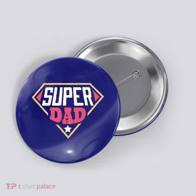 Super Dad Captain Button