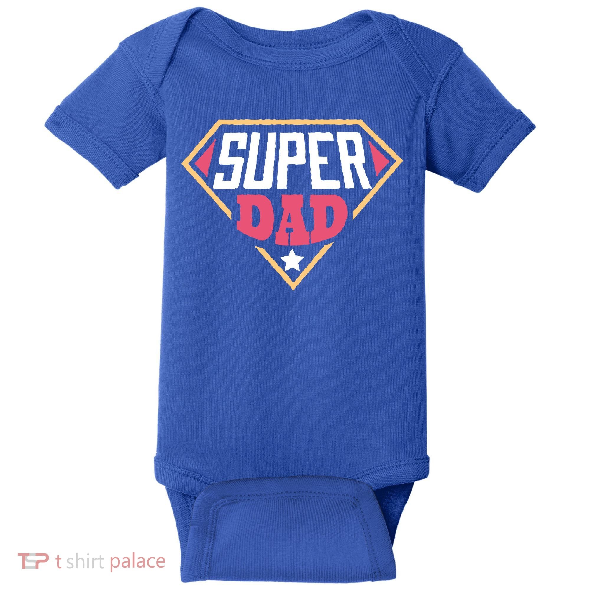 Super Dad Captain Baby Bodysuit