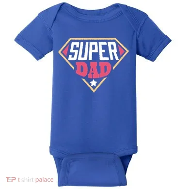 Super Dad Captain Baby Bodysuit