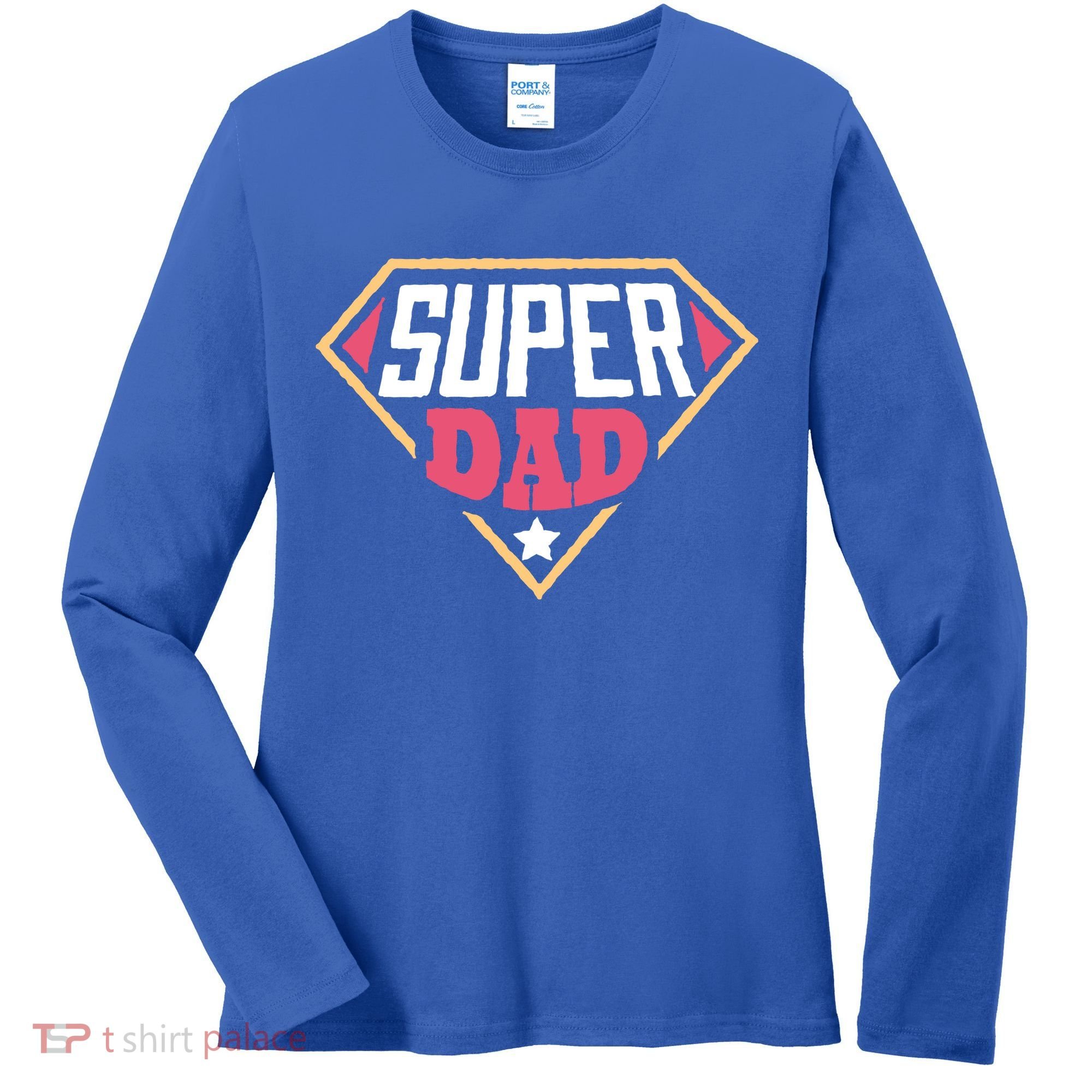 Super Dad Captain Women's Long Sleeve Shirt