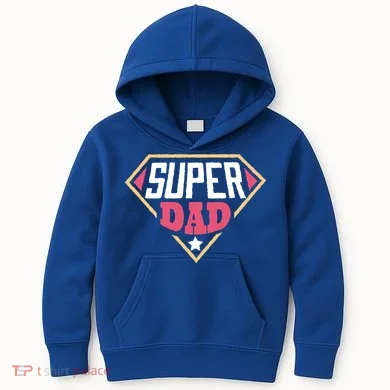 Super Dad Captain Kids Hoodie