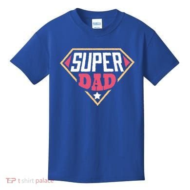 Super Dad Captain Kids T-Shirt