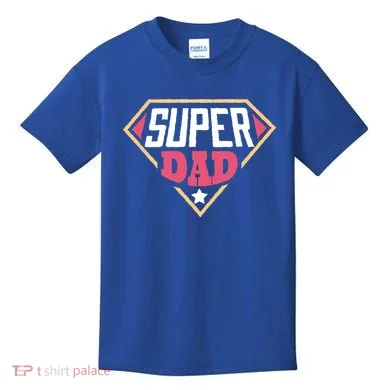 Super Dad Captain Kids T-Shirt