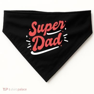 Super Dad Fathers Day USA-Made Doggie Bandana