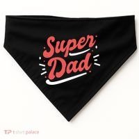 Super Dad Fathers Day USA-Made Doggie Bandana thumb 0