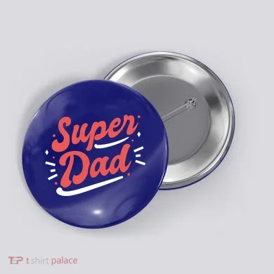 Super Dad Fathers Day Button
