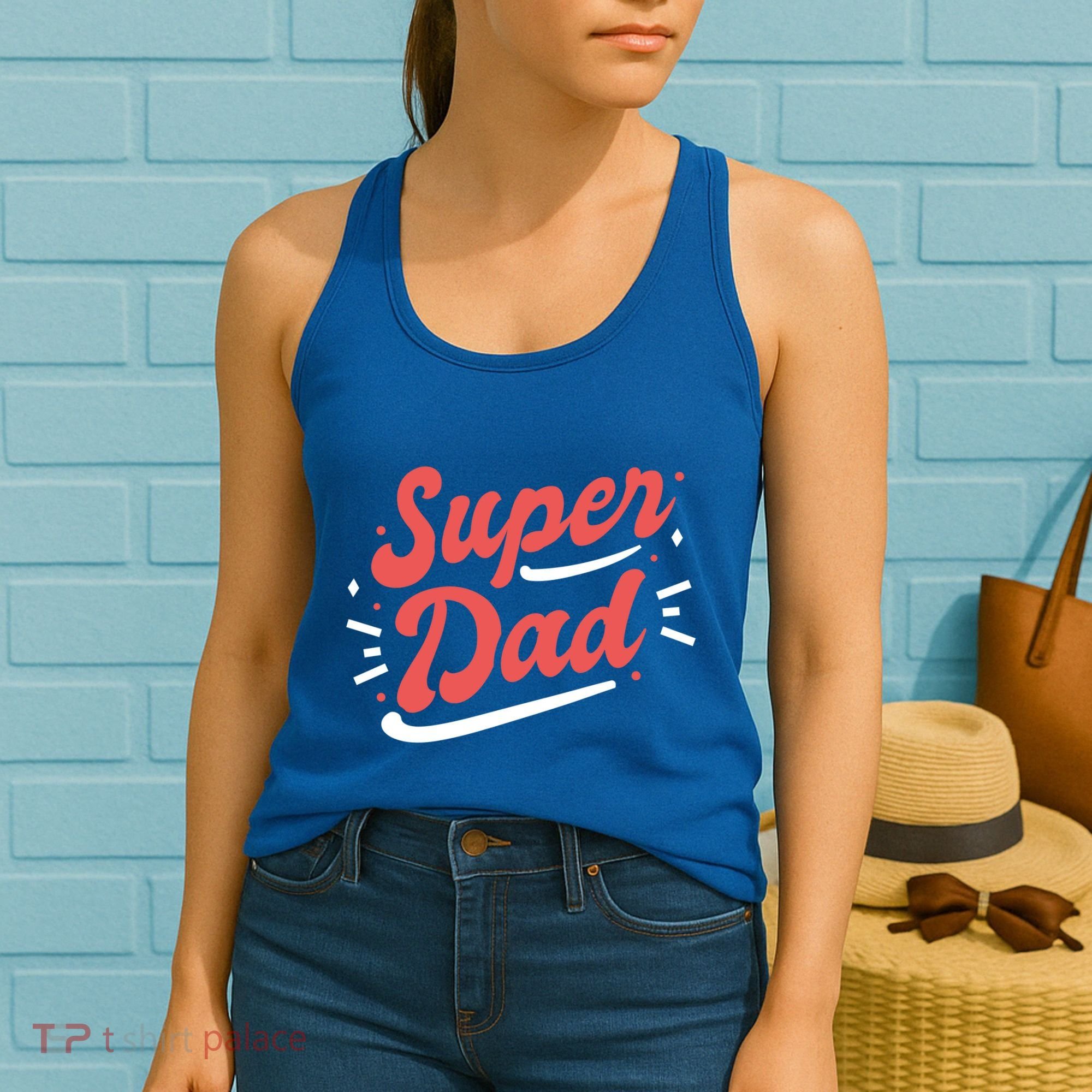 Super Dad Fathers Day Women's Tank Top