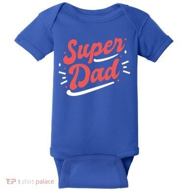 Super Dad Fathers Day Baby Bodysuit