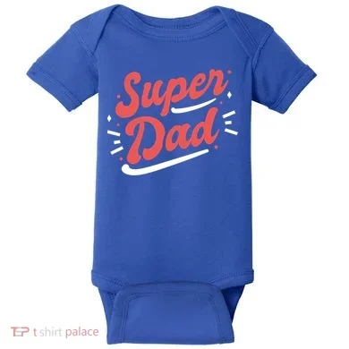 Super Dad Fathers Day Baby Bodysuit