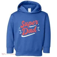 Super Dad Fathers Day Toddler Hoodie thumb 0