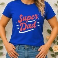 Super Dad Fathers Day Women's T-Shirt thumb 2