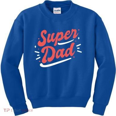 Super Dad Fathers Day Kids Sweatshirt