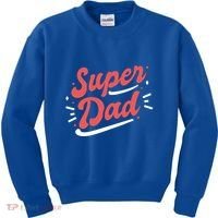 Super Dad Fathers Day Kids Sweatshirt thumb 0