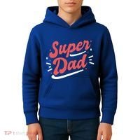 Super Dad Fathers Day Kids Hoodie thumb 4