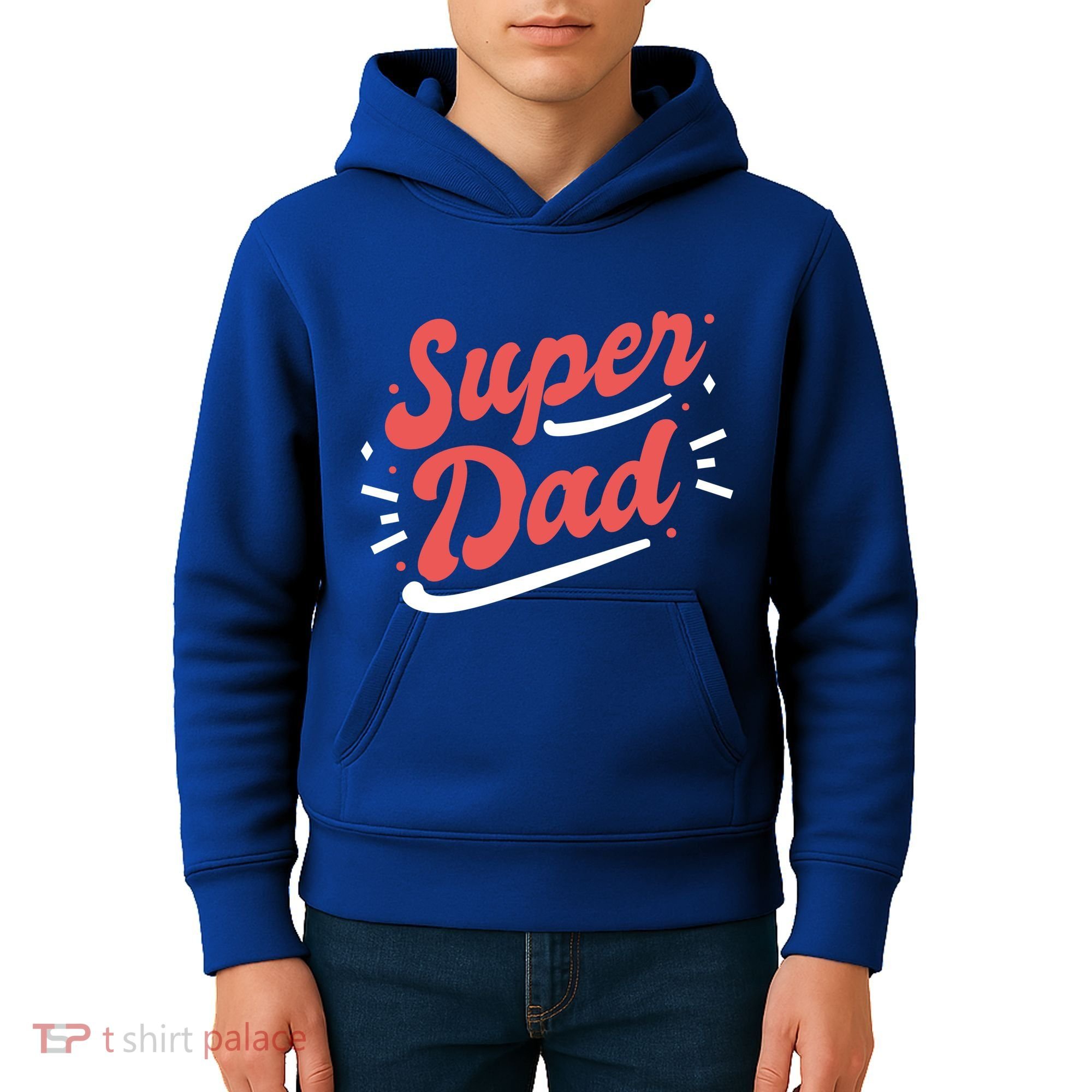 Super Dad Fathers Day Kids Hoodie