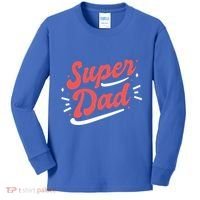 Super Dad Fathers Day Kids Long Sleeve Shirt thumb 0