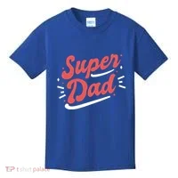 Super Dad Fathers Day Kids T-Shirt thumb 0