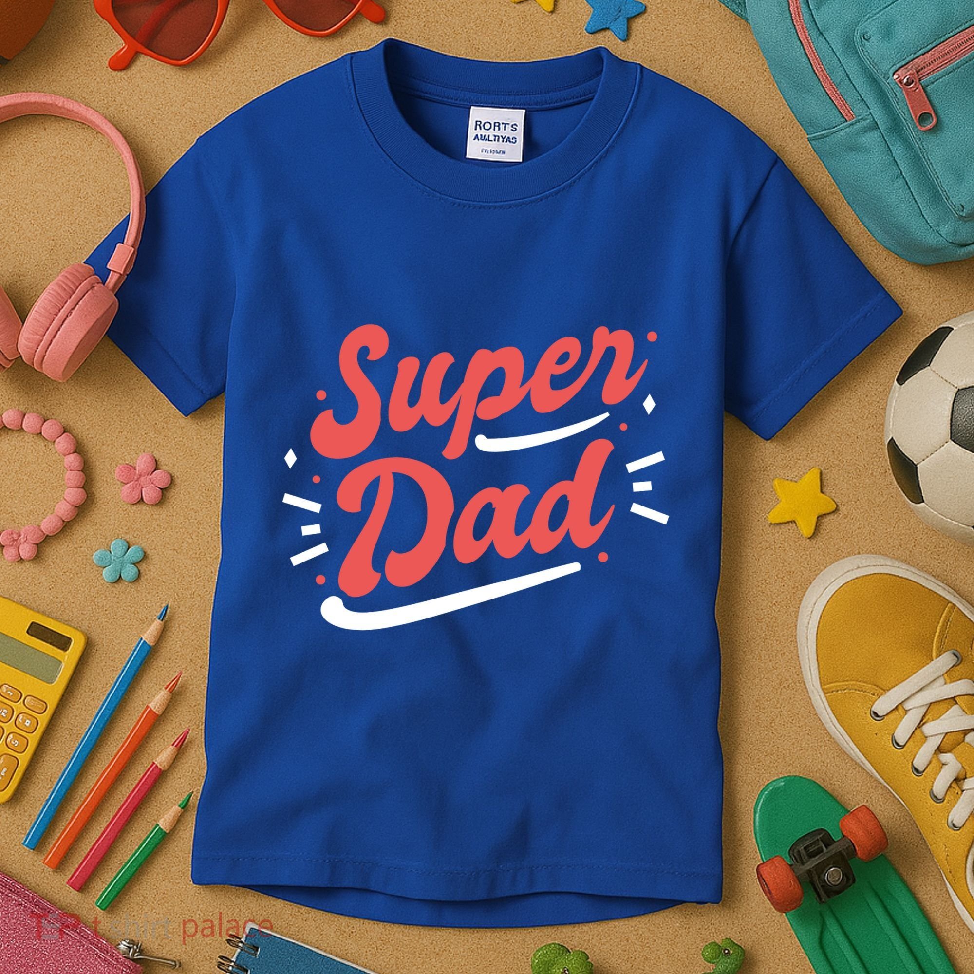 Super Dad Fathers Day Kids T-Shirt