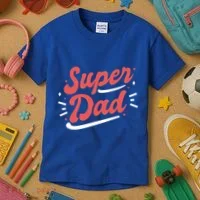 Super Dad Fathers Day Kids T-Shirt thumb 3