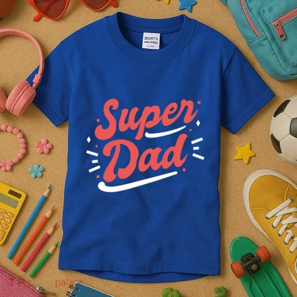 Super Dad Fathers Day Kids T-Shirt