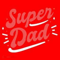 Super Dad Fathers Day Santa Hat thumb 1