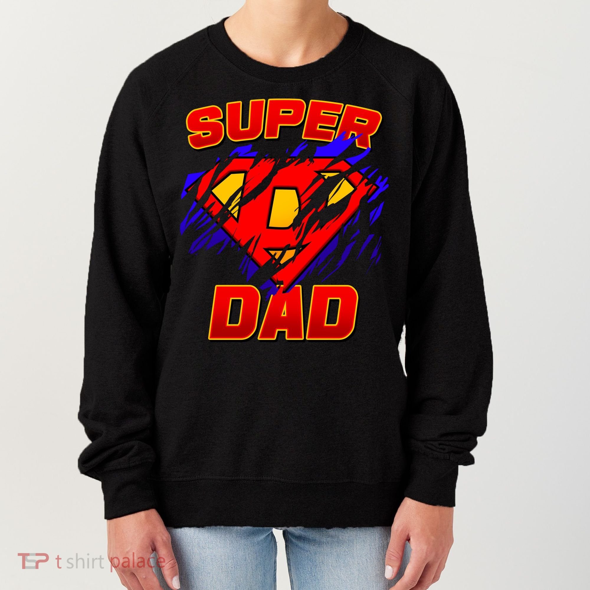 Super Dad Ripped Logo Women's Sweatshirt