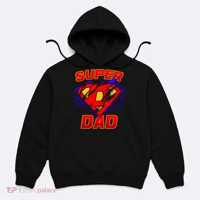 Super Dad Ripped Logo Hoodie