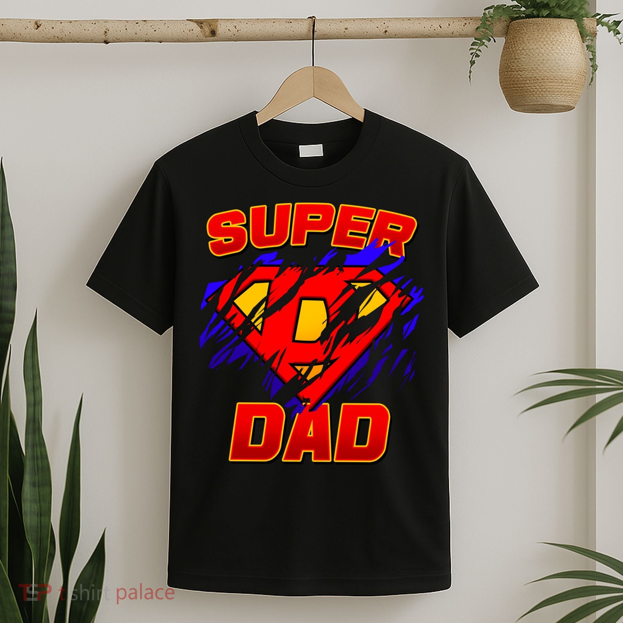 Super Dad Ripped Logo T-Shirt