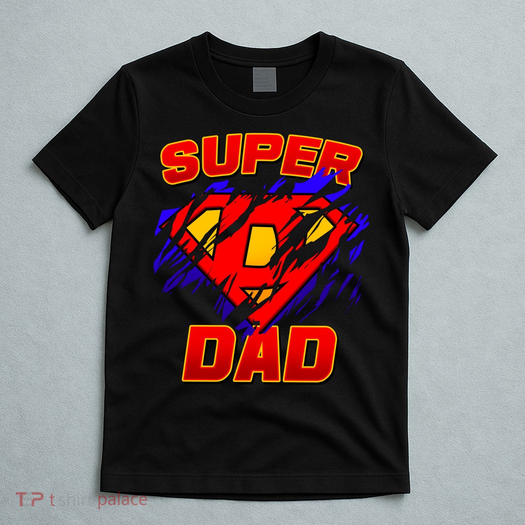 Super Dad Ripped Logo T-Shirt